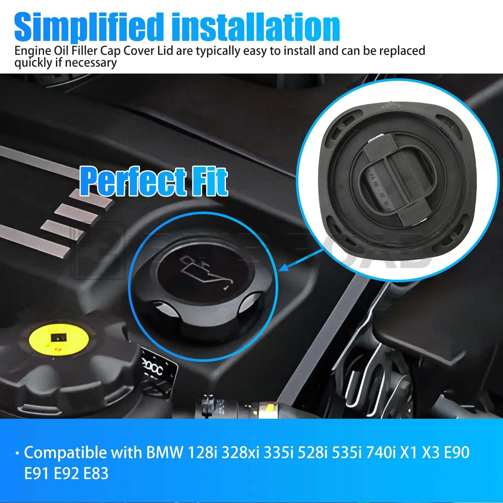 11127560482 Engine Oil Filler Cap - Image 3