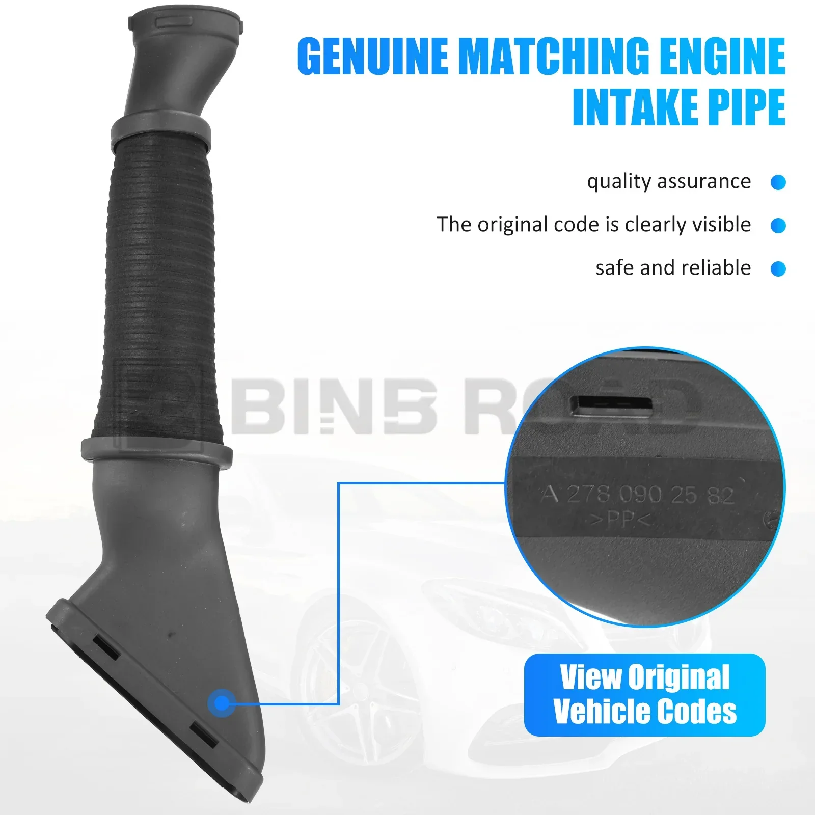 2780902482+2780902582  Air Intake Hose - Image 7