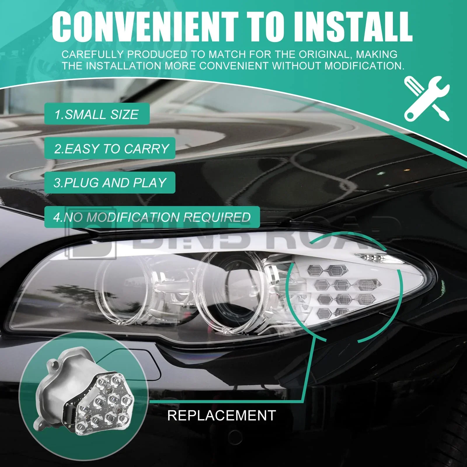 63117271901+63117271902 LED Headlight - Image 6