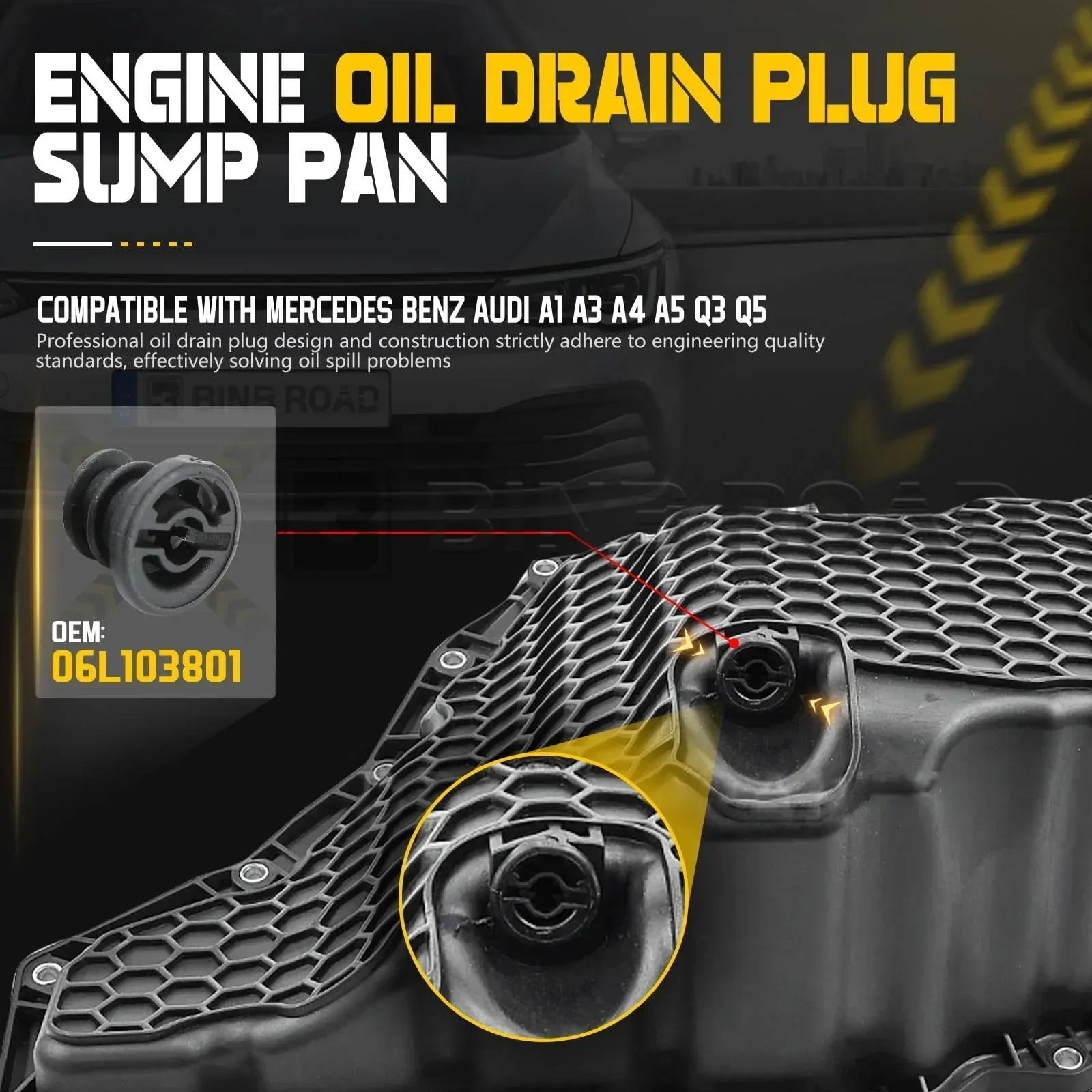 US 06L103801 Car Engine Oil Drain Plug - Image 4