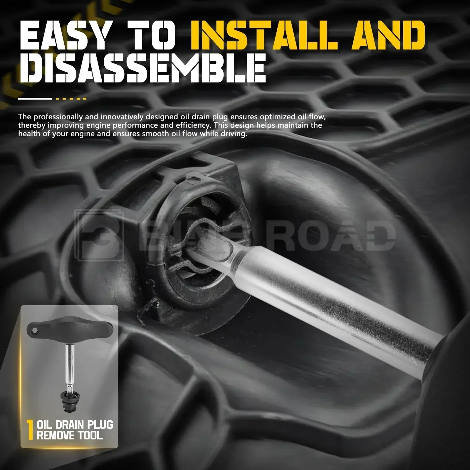 1 Set Car Engine Oil Drain Plug with Install Tool  06L103801 - Image 5