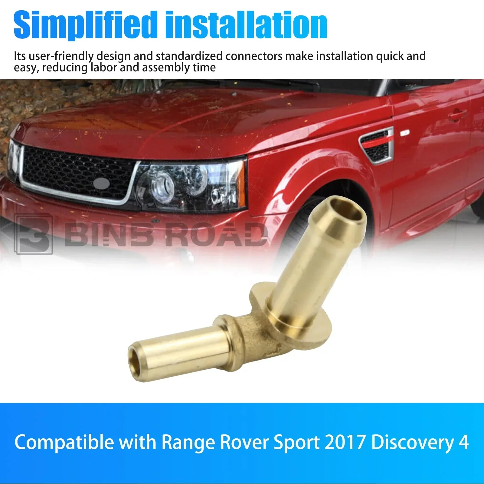 US LR049990 Thermostat Water Outlet Hose Connector Kit - Image 4